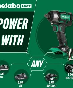Metabo HPT Impact Wrenches MultiVolt 18-volt Variable Speed Brushless 1/2-in Drive Cordless Impact Wrench (Tool Only) -Craftsman Sales Shop 16868559