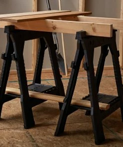 Kobalt Saw Horses 2-Pack 4.1-in W x 32-in H Plastic Saw Horse (1000-lb Capacity) -Craftsman Sales Shop 17126848