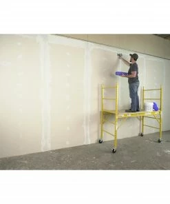 Werner Scaffolding 5.56-ft x 2.5-ft Steel Adjustable Rolling Scaffold 1000-lb Capacity -Craftsman Sales Shop 17482155