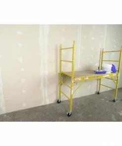 Werner Scaffolding 5.56-ft x 2.5-ft Steel Adjustable Rolling Scaffold 1000-lb Capacity -Craftsman Sales Shop 17482156