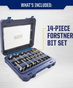 IRWIN Woodboring Drill Bits Marples 14-Piece 3/8-in Woodboring Forstner Drill Bit Set -Craftsman Sales Shop 17683983
