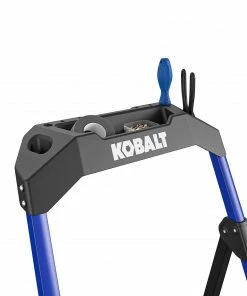 Kobalt Step Stools 3-Step 300-lb Capacity Black Steel Foldable Step Stool 19 Kobalt Step Stools 3-Step 300-lb Capacity Black Steel Foldable Step Stool -Craftsman Sales Shop 17787984