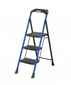 Kobalt Step Stools 3-Step 300-lb Capacity Black Steel Foldable Step Stool 14 Kobalt Step Stools 3-Step 300-lb Capacity Black Steel Foldable Step Stool -Craftsman Sales Shop 17787988