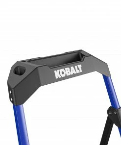 Kobalt Step Stools 3-Step 300-lb Capacity Black Steel Foldable Step Stool 18 Kobalt Step Stools 3-Step 300-lb Capacity Black Steel Foldable Step Stool -Craftsman Sales Shop 17787993
