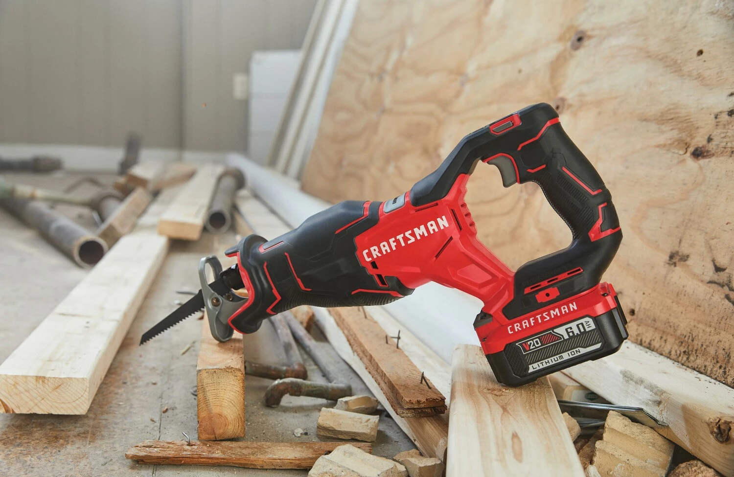 CRAFTSMAN Reciprocating Saws V20 20-volt Max Variable Speed Brushless Cordless Reciprocating Saw (Tool Only) 16 CRAFTSMAN Reciprocating Saws V20 20-volt Max Variable Speed Brushless Cordless Reciprocating Saw (Tool Only) - Image 16