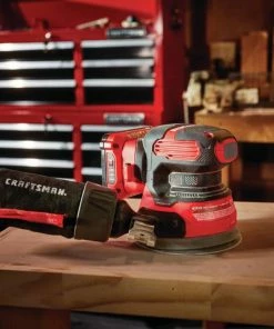 CRAFTSMAN Power Sanders V20 20-Volt Cordless Random Orbital Sander with Dust Management -Craftsman Sales Shop 18186558