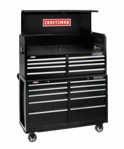 CRAFTSMAN Top Tool Chests 2000 Series 51.5-in W x 24.5-in H 8-Drawer Steel Tool Chest (Black) -Craftsman Sales Shop 18228763