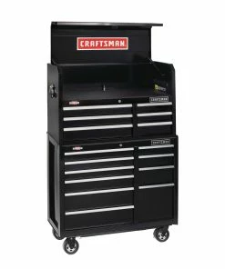 CRAFTSMAN Top Tool Chests 2000 Series 40.5-in W x 24.5-in H 6-Drawer Steel Tool Chest (Black) -Craftsman Sales Shop 18236717