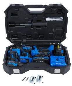 Kobalt Power Tool Combo Kits XTR 3-Tool 24-Volt Max Brushless Power Tool Combo Kit with Hard Case (2-Batteries Included and Charger Included) -Craftsman Sales Shop 40321864