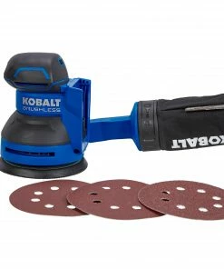 Kobalt Power Sanders Brushless 24-Volt Brushless Cordless Random Orbital Sander with Dust Management 12 Kobalt Power Sanders Brushless 24-Volt Brushless Cordless Random Orbital Sander with Dust Management -Craftsman Sales Shop 40321875