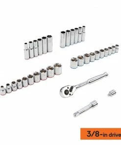 Kobalt Mechanics Tool Sets Centennial 100-Piece Standard (SAE) and Metric Combination Polished Chrome Mechanics Tool Set (1/4-in; 3/8-in) 16 Kobalt Mechanics Tool Sets Centennial 100-Piece Standard (SAE) and Metric Combination Polished Chrome Mechanics Tool Set (1/4-in; 3/8-in) -Craftsman Sales Shop 40333065