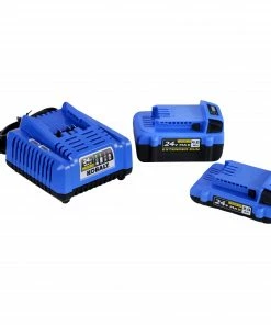 Kobalt Power Tool Batteries & Chargers 24-Volt Max 2-Pack 2 Amp-Hour; 4 Amp-Hour Lithium Power Tool Battery Kit (Charger Included) -Craftsman Sales Shop 40780880