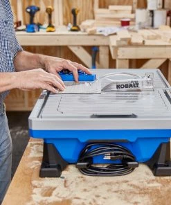 Kobalt Tile Saws 7-in 6-Amp Wet Tabletop Sliding Table Tile Saw 15 Kobalt Tile Saws 7-in 6-Amp Wet Tabletop Sliding Table Tile Saw -Craftsman Sales Shop 41438108