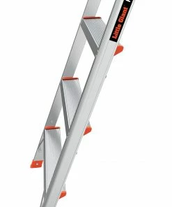 Little Giant Ladders Step Ladders Flip-N-Lite M6 Aluminum 6-ft Type 1A- 300-lb Capacity Platform Step Ladder -Craftsman Sales Shop 41460073