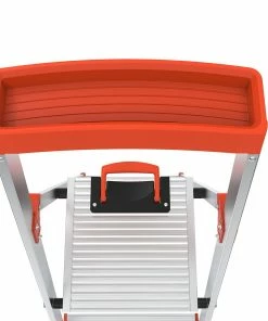 Little Giant Ladders Step Ladders Flip-N-Lite M6 Aluminum 6-ft Type 1A- 300-lb Capacity Platform Step Ladder -Craftsman Sales Shop 41460076