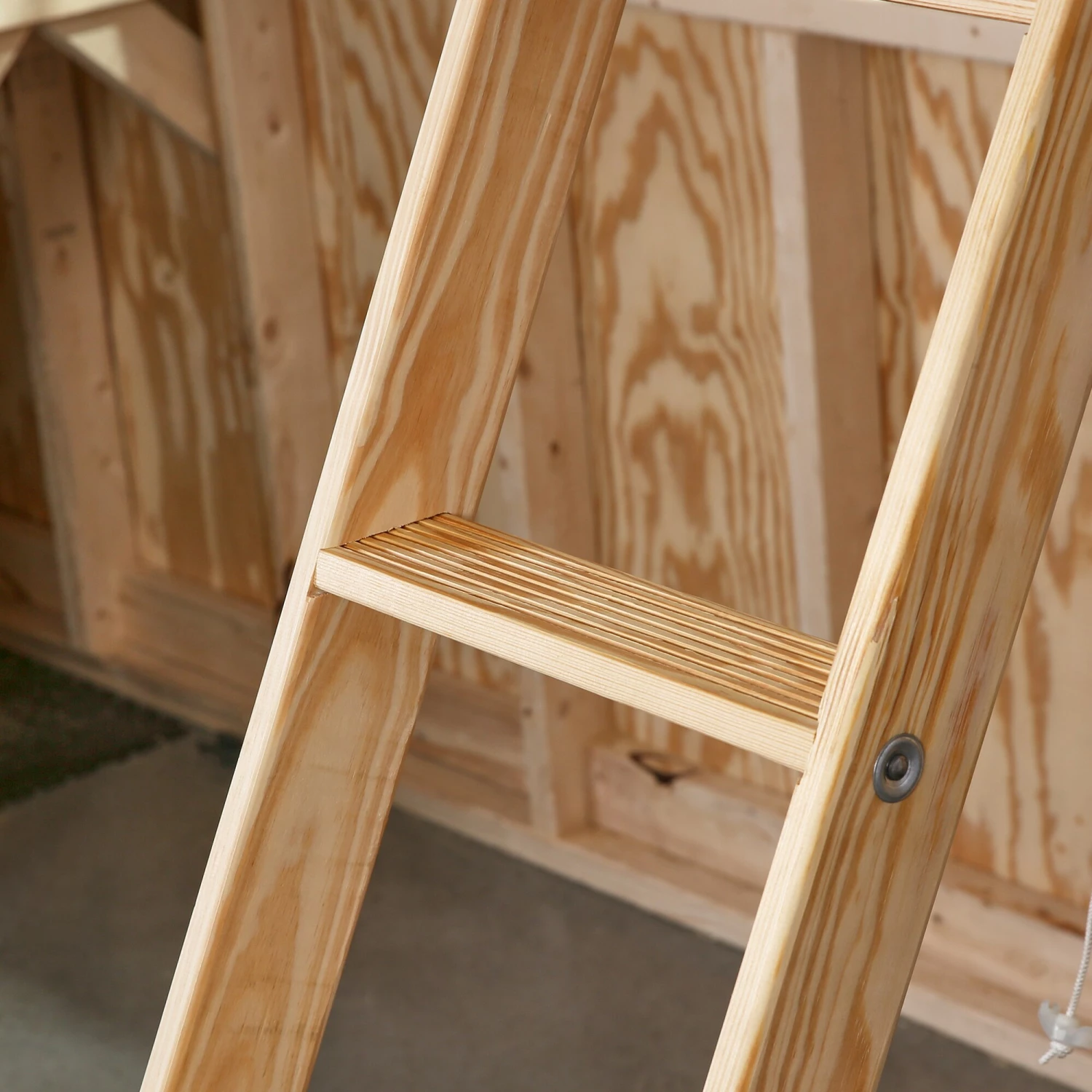 Century Attic Ladders Elite 7.75-ft to 10.25-ft Type I Wood Attic Ladder 6 Century Attic Ladders Elite 7.75-ft to 10.25-ft Type I Wood Attic Ladder - Image 6