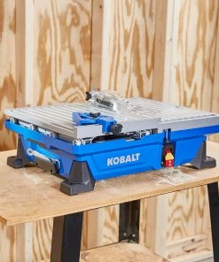 Kobalt Tile Saws 7-in 6-Amp Wet Tabletop Sliding Table Tile Saw 18 Kobalt Tile Saws 7-in 6-Amp Wet Tabletop Sliding Table Tile Saw -Craftsman Sales Shop 41973205