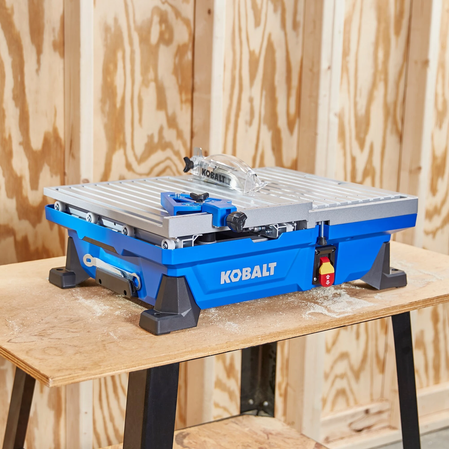 Kobalt Tile Saws 7-in 6-Amp Wet Tabletop Sliding Table Tile Saw 7 Kobalt Tile Saws 7-in 6-Amp Wet Tabletop Sliding Table Tile Saw - Image 7