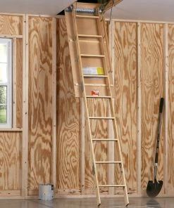 Century Attic Ladders Elite 7.75-ft to 10.25-ft Type I Wood Attic Ladder 15 Century Attic Ladders Elite 7.75-ft to 10.25-ft Type I Wood Attic Ladder -Craftsman Sales Shop 42096462