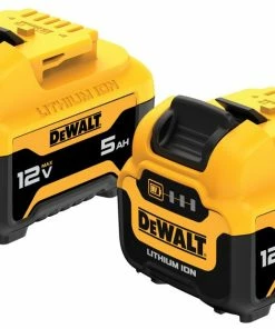 DEWALT Power Tool Batteries & Chargers XR 12-Volt Max 2-Pack 5 Amp-Hour; 5 Amp-Hour Lithium Power Tool Battery Kit