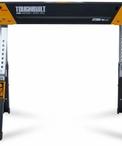 TOUGHBUILT Saw Horses 40.3-in W x 32-in H Adjustable Steel Saw Horse (1300-lb Capacity)