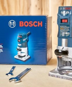 Bosch Routers 1/4-in 1-HP Variable Speed Fixed Corded Router (Tool Only) -Craftsman Sales Shop 42291878
