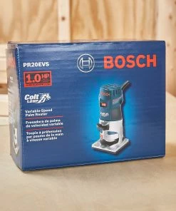 Bosch Routers 1/4-in 1-HP Variable Speed Fixed Corded Router (Tool Only) -Craftsman Sales Shop 42291881