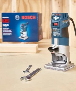 Bosch Routers 1/4-in 1-HP Variable Speed Fixed Corded Router (Tool Only) -Craftsman Sales Shop 42291882