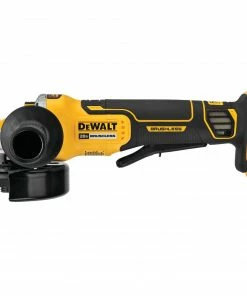 DEWALT Angle Grinders XR POWER DETECT 4.5-in 20-Volt Max Paddle Switch Brushless Cordless Angle Grinder