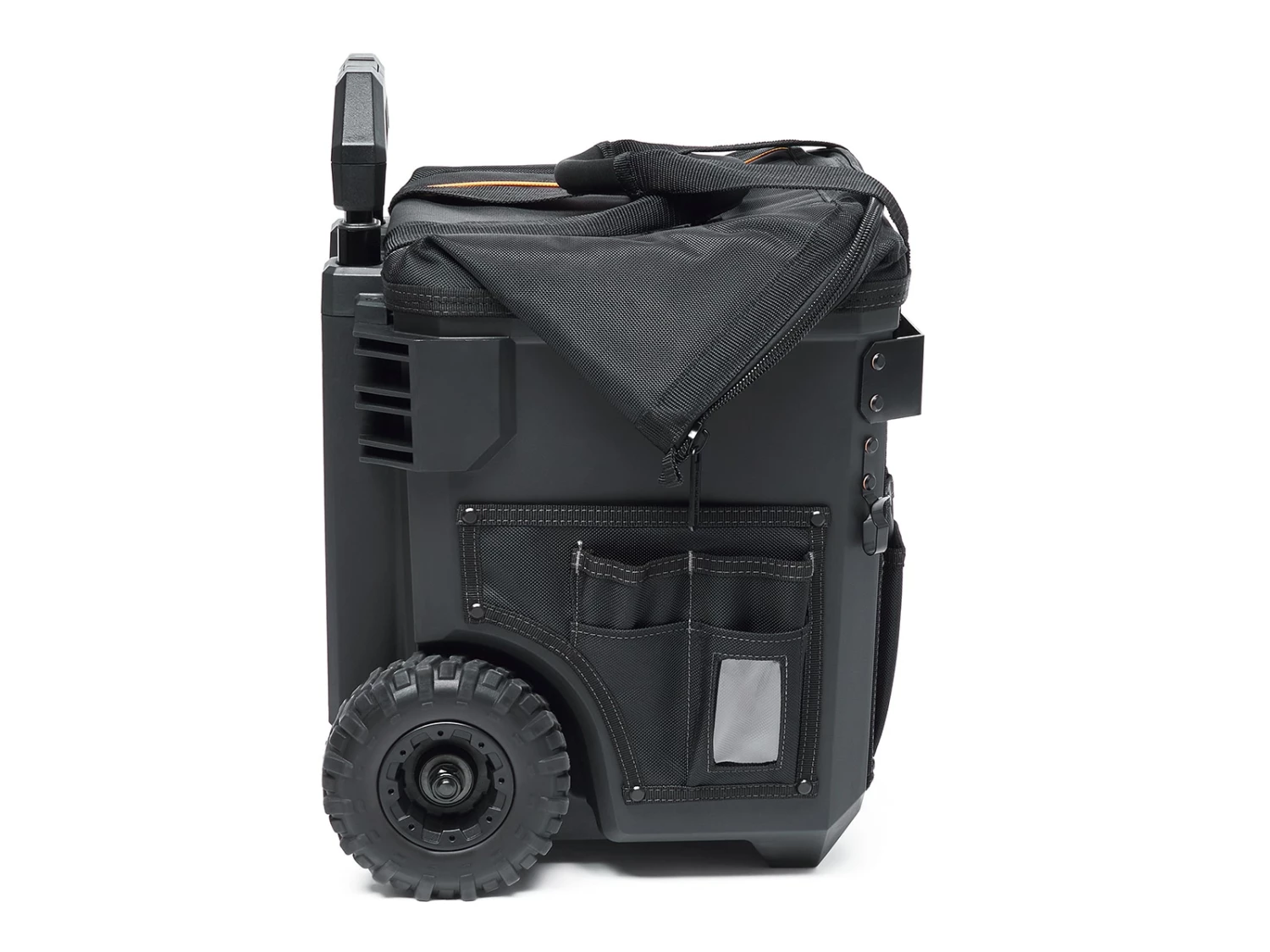 TOUGHBUILT Tool Bags Massive Mouth Hard Bottom Large Black Polyester 14-in Zippered Rolling Tool Bag 19 TOUGHBUILT Tool Bags Massive Mouth Hard Bottom Large Black Polyester 14-in Zippered Rolling Tool Bag - Image 19