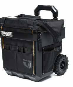 TOUGHBUILT Tool Bags Massive Mouth Hard Bottom Large Black Polyester 14-in Zippered Rolling Tool Bag 33 TOUGHBUILT Tool Bags Massive Mouth Hard Bottom Large Black Polyester 14-in Zippered Rolling Tool Bag -Craftsman Sales Shop 42348575
