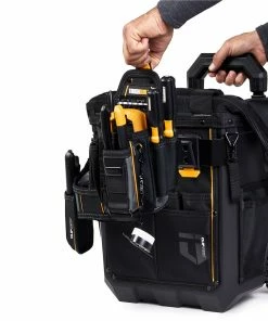 TOUGHBUILT Tool Bags Massive Mouth Hard Bottom Large Black Polyester 14-in Zippered Rolling Tool Bag 25 TOUGHBUILT Tool Bags Massive Mouth Hard Bottom Large Black Polyester 14-in Zippered Rolling Tool Bag -Craftsman Sales Shop 42348577