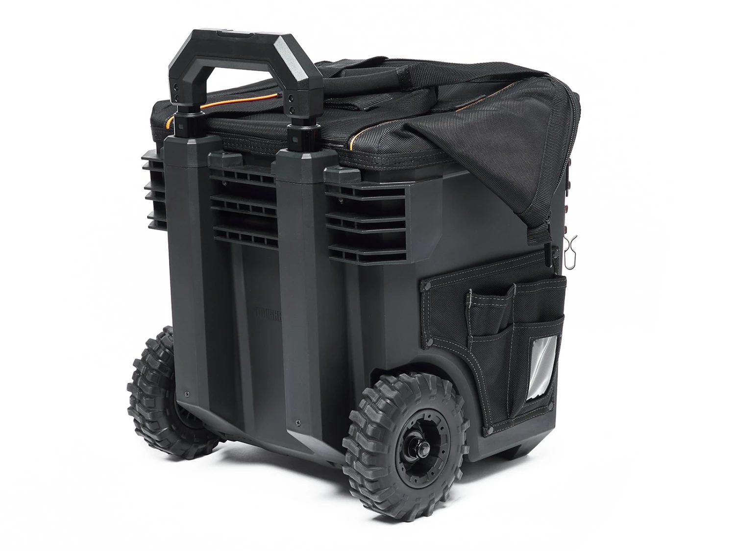 TOUGHBUILT Tool Bags Massive Mouth Hard Bottom Large Black Polyester 14-in Zippered Rolling Tool Bag 18 TOUGHBUILT Tool Bags Massive Mouth Hard Bottom Large Black Polyester 14-in Zippered Rolling Tool Bag - Image 18