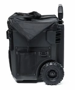 TOUGHBUILT Tool Bags Massive Mouth Hard Bottom Large Black Polyester 14-in Zippered Rolling Tool Bag 34 TOUGHBUILT Tool Bags Massive Mouth Hard Bottom Large Black Polyester 14-in Zippered Rolling Tool Bag -Craftsman Sales Shop 42348580