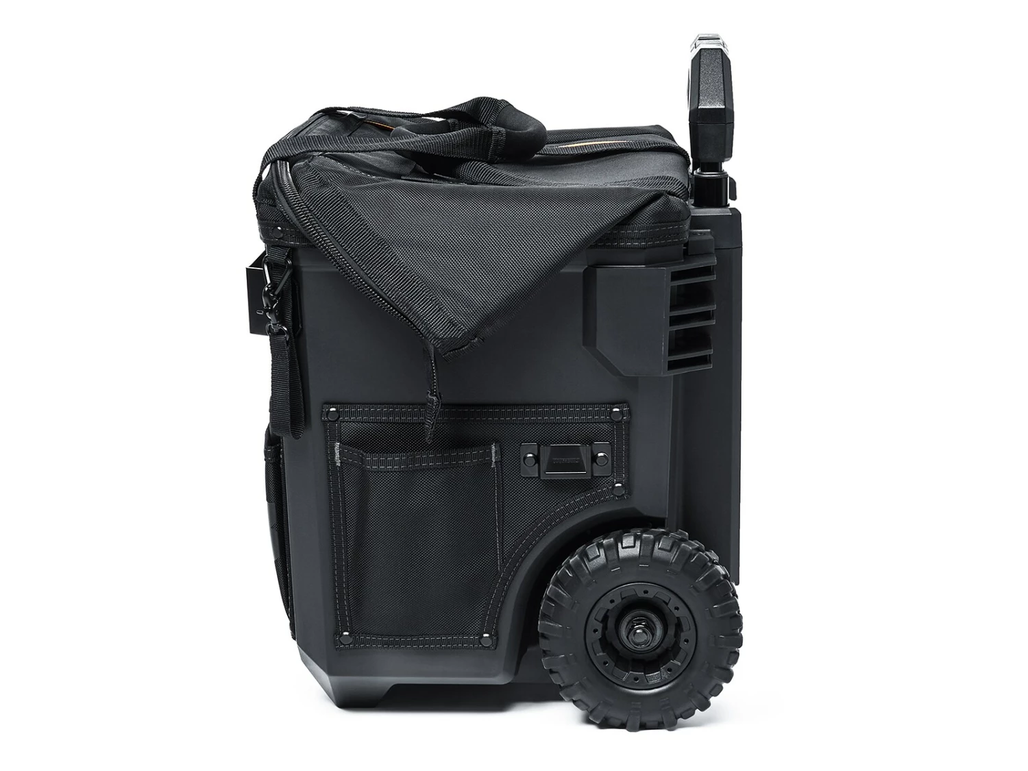 TOUGHBUILT Tool Bags Massive Mouth Hard Bottom Large Black Polyester 14-in Zippered Rolling Tool Bag 15 TOUGHBUILT Tool Bags Massive Mouth Hard Bottom Large Black Polyester 14-in Zippered Rolling Tool Bag - Image 15