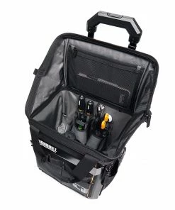 TOUGHBUILT Tool Bags Massive Mouth Hard Bottom Large Black Polyester 14-in Zippered Rolling Tool Bag 28 TOUGHBUILT Tool Bags Massive Mouth Hard Bottom Large Black Polyester 14-in Zippered Rolling Tool Bag -Craftsman Sales Shop 42348581