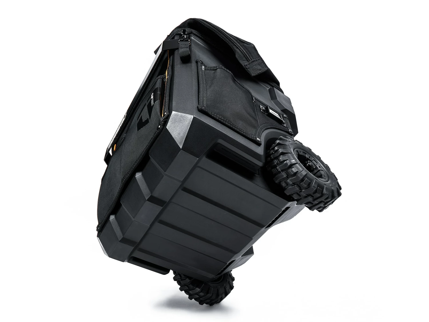 TOUGHBUILT Tool Bags Massive Mouth Hard Bottom Large Black Polyester 14-in Zippered Rolling Tool Bag 10 TOUGHBUILT Tool Bags Massive Mouth Hard Bottom Large Black Polyester 14-in Zippered Rolling Tool Bag - Image 10