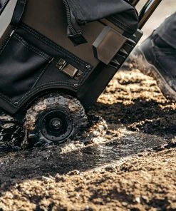 TOUGHBUILT Tool Bags Massive Mouth Hard Bottom Large Black Polyester 14-in Zippered Rolling Tool Bag 22 TOUGHBUILT Tool Bags Massive Mouth Hard Bottom Large Black Polyester 14-in Zippered Rolling Tool Bag -Craftsman Sales Shop 42348587