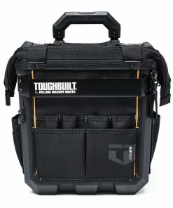 TOUGHBUILT Tool Bags Massive Mouth Hard Bottom Large Black Polyester 14-in Zippered Rolling Tool Bag 32 TOUGHBUILT Tool Bags Massive Mouth Hard Bottom Large Black Polyester 14-in Zippered Rolling Tool Bag -Craftsman Sales Shop 42348589