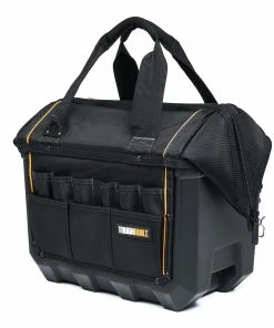 TOUGHBUILT Tool Bags Hard Bottom Large Black Polyester 16-in Tool Bag 34 TOUGHBUILT Tool Bags Hard Bottom Large Black Polyester 16-in Tool Bag -Craftsman Sales Shop 42356848