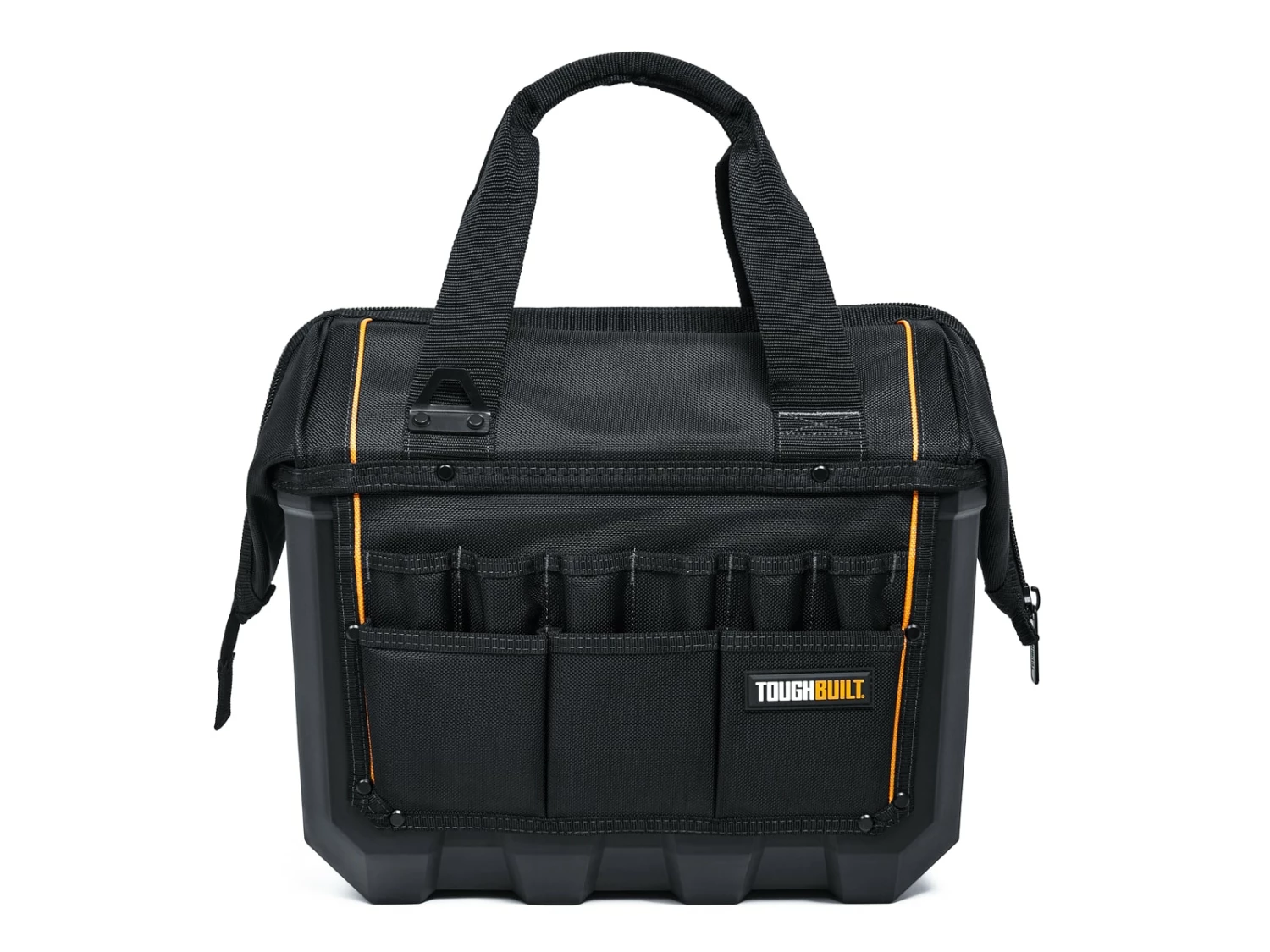 TOUGHBUILT Tool Bags Hard Bottom Large Black Polyester 16-in Tool Bag 14 TOUGHBUILT Tool Bags Hard Bottom Large Black Polyester 16-in Tool Bag - Image 14