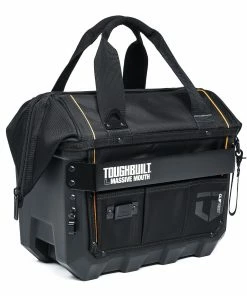 TOUGHBUILT Tool Bags Hard Bottom Large Black Polyester 16-in Tool Bag 36 TOUGHBUILT Tool Bags Hard Bottom Large Black Polyester 16-in Tool Bag -Craftsman Sales Shop 42356852