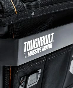 TOUGHBUILT Tool Bags Hard Bottom Large Black Polyester 16-in Tool Bag 39 TOUGHBUILT Tool Bags Hard Bottom Large Black Polyester 16-in Tool Bag -Craftsman Sales Shop 42356859