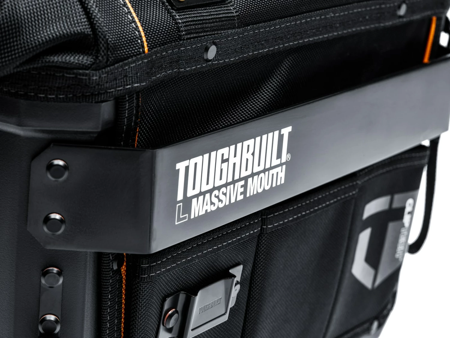 TOUGHBUILT Tool Bags Hard Bottom Large Black Polyester 16-in Tool Bag 20 TOUGHBUILT Tool Bags Hard Bottom Large Black Polyester 16-in Tool Bag - Image 20