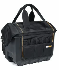 TOUGHBUILT Tool Bags Hard Bottom Large Black Polyester 16-in Tool Bag 32 TOUGHBUILT Tool Bags Hard Bottom Large Black Polyester 16-in Tool Bag -Craftsman Sales Shop 42356865