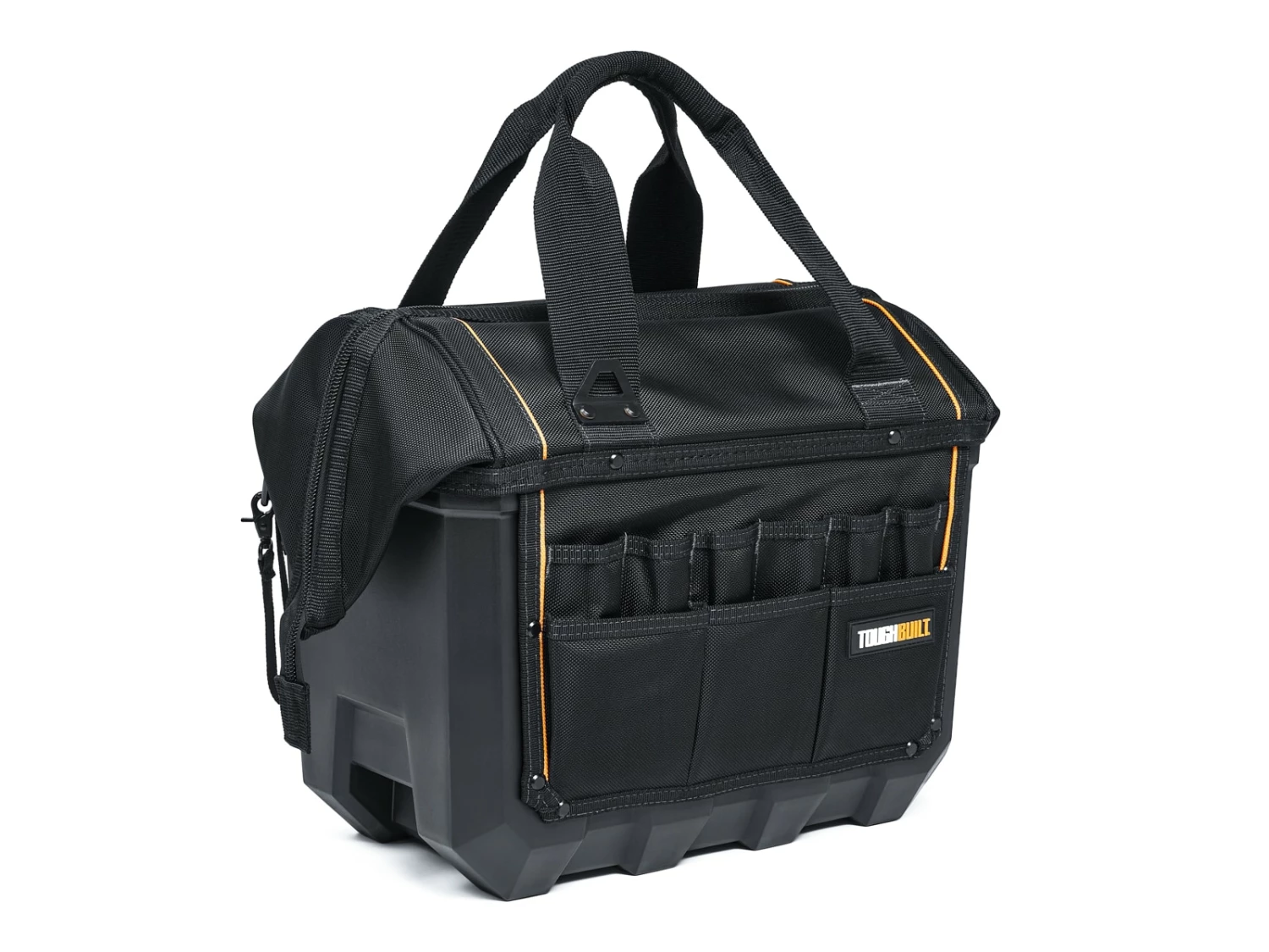 TOUGHBUILT Tool Bags Hard Bottom Large Black Polyester 16-in Tool Bag 13 TOUGHBUILT Tool Bags Hard Bottom Large Black Polyester 16-in Tool Bag - Image 13