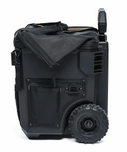 TOUGHBUILT Tool Bags Massive Mouth Hard Bottom XL Black Polyester 18-in Zippered Rolling Tool Bag -Craftsman Sales Shop 42356867