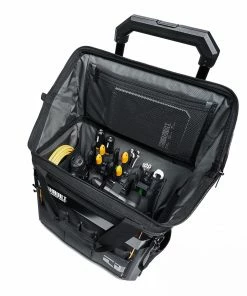 TOUGHBUILT Tool Bags Massive Mouth Hard Bottom XL Black Polyester 18-in Zippered Rolling Tool Bag -Craftsman Sales Shop 42356868