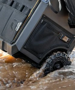 TOUGHBUILT Tool Bags Massive Mouth Hard Bottom XL Black Polyester 18-in Zippered Rolling Tool Bag -Craftsman Sales Shop 42356870