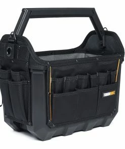 TOUGHBUILT Tool Bags Large Black Polyester 16-in Tool Tote -Craftsman Sales Shop 42356908